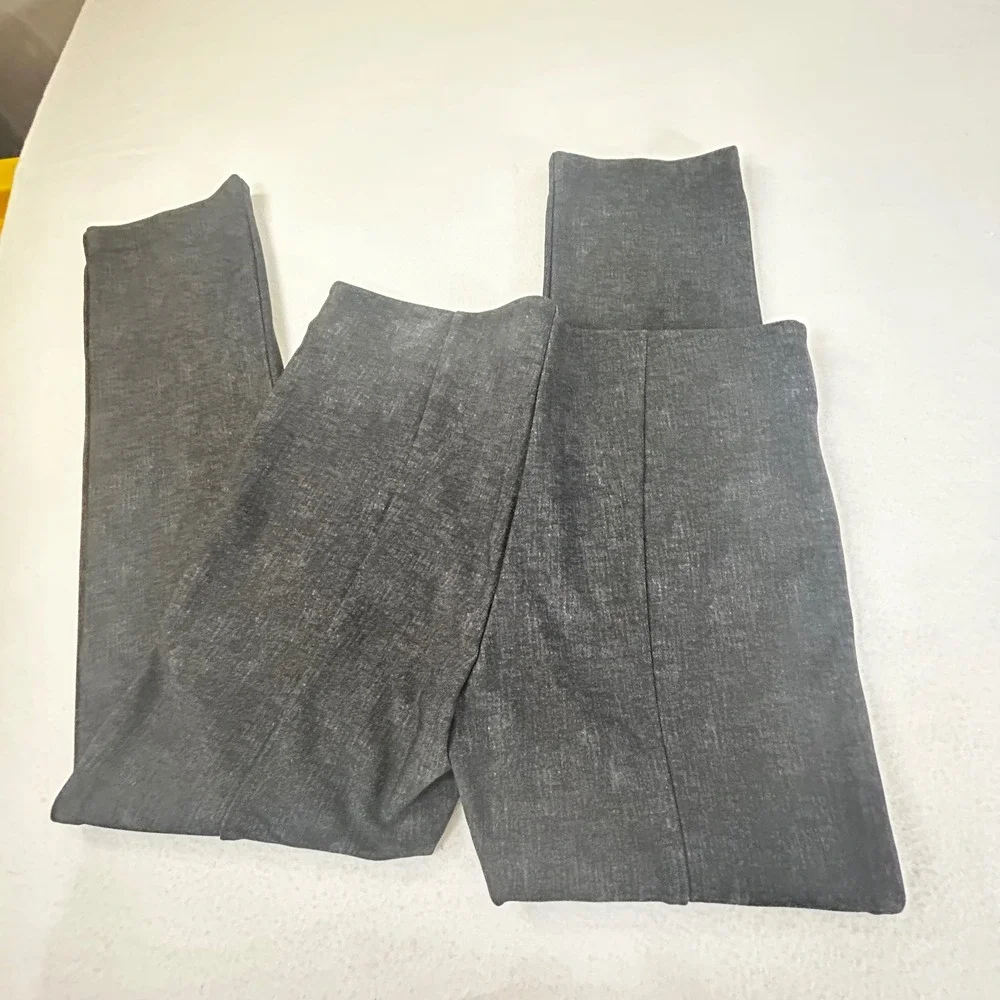 S&D Mandy Straight Leg Pants Black Size 8 Flat Front Zipper Closure Made‎ in USA